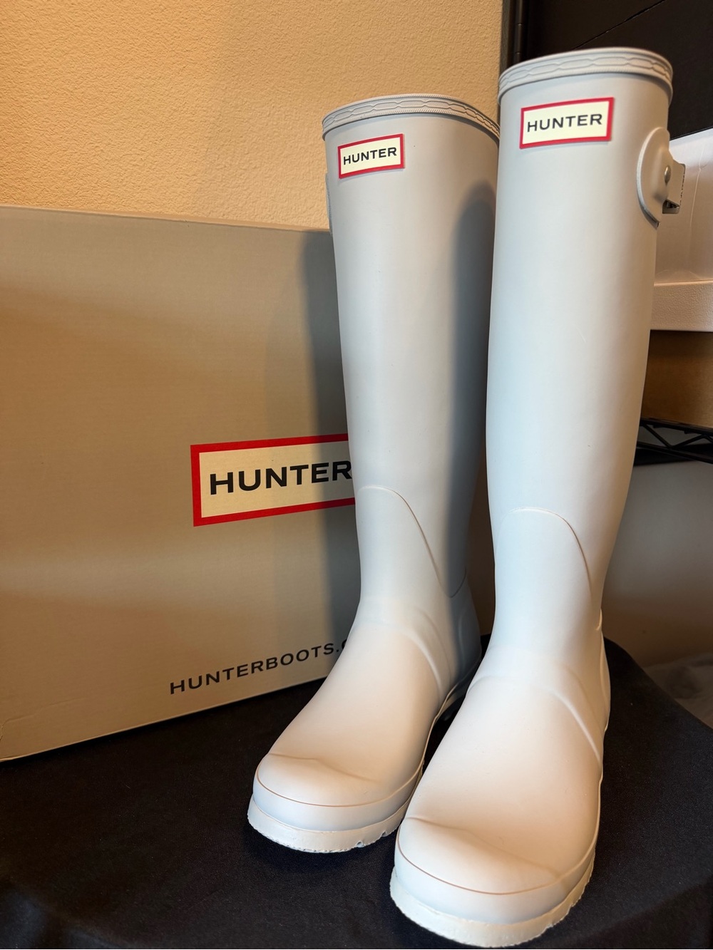 Hunter ❤️🔥 Original Tall Light grey Rain Boots